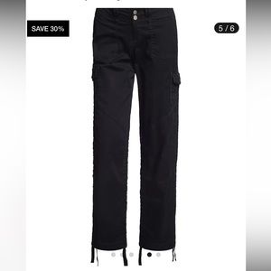 I.AM.GIA CARGO BLACK PANTS